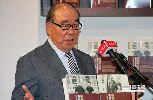 郝柏村呼吁选民：不能因为对马英九不满就不投票