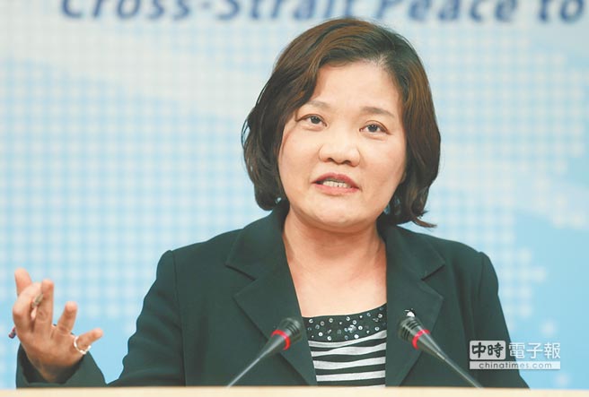 台湾陆委会副主委兼发言人吴美红 台湾陆委会副主委兼发言人吴美红