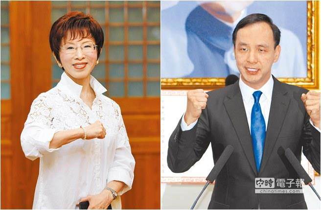国民党拟定“挺柱”计划 洪秀柱朱立伦下月起合体造势