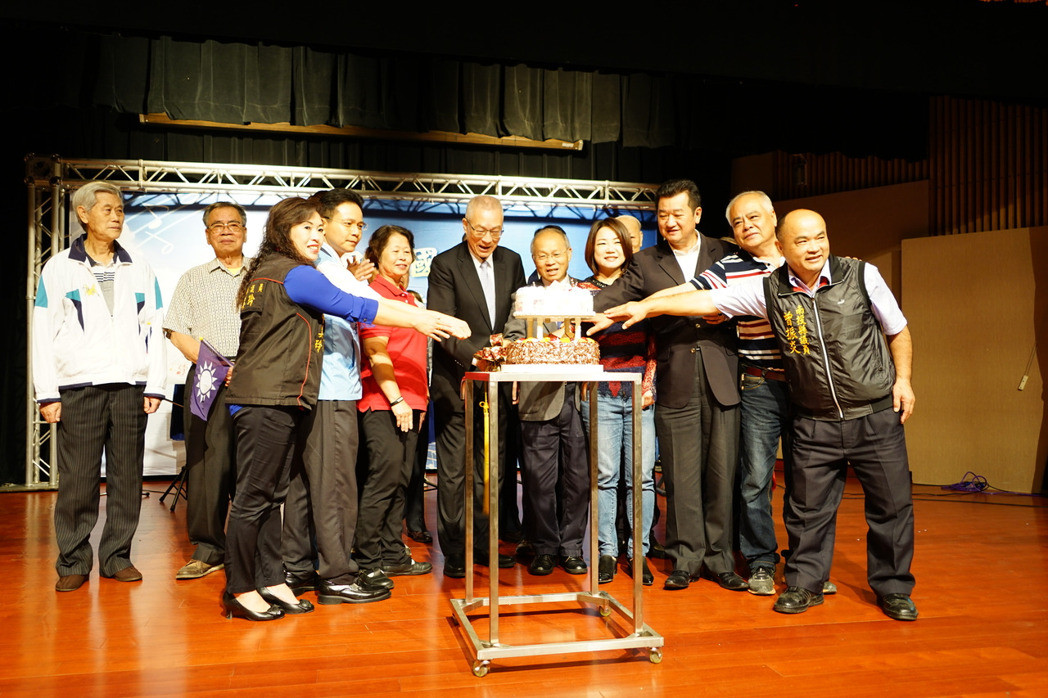 吴敦义：国民党责任未了，必将再起。（图片来源：台湾《联合报》）