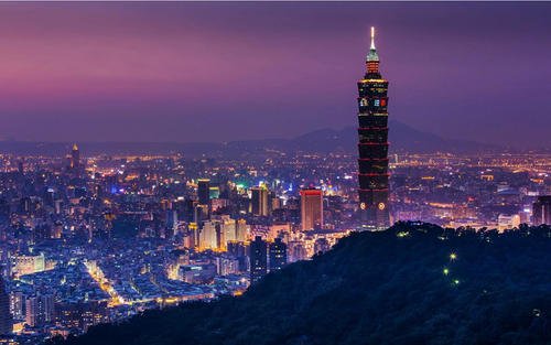 台湾夜景. (图片取自台媒)