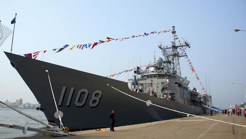 台敦睦舰队环岛航训启航 将办14场开放活动（图）