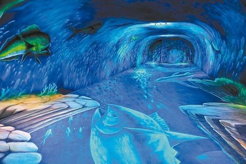 宜兰3D海底隧道“鲨鱼”逼近女童喊“救命”（图）