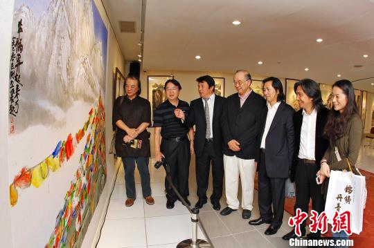 “镕铸丹青——覃志刚书画展”引台湾各界赞誉