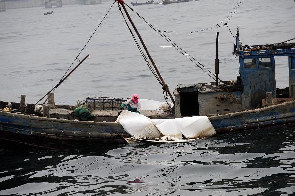 dalianoilspillcleanupinfullswingafterpipelineexplosion