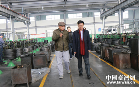 日照市委统战部副部长彭波到市台商协会市台属联谊会调研