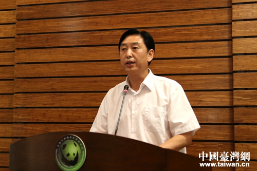 中国大熊猫保护研究中心副主任张海清致辞