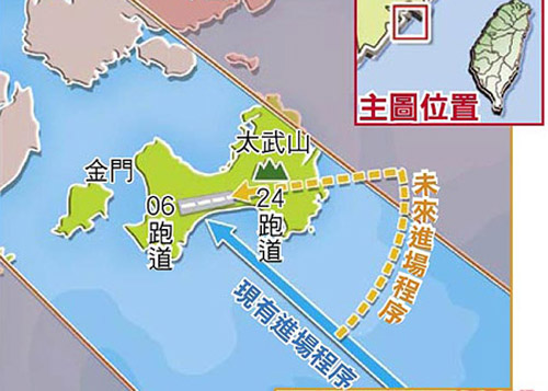 报道,愈来愈多大陆游客透过"小三通"入境,令金门机场这几个月来人满为