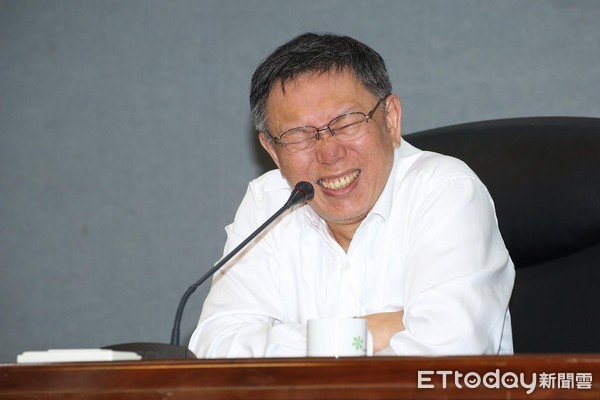 台北市长柯文哲(图片来源:台湾"东森新闻云")