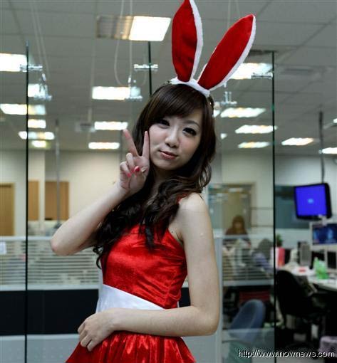 台湾美少女靓扮兔女郎组图