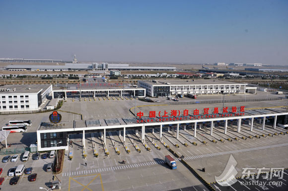上海自贸试验区浦东机场综合保税区全景.