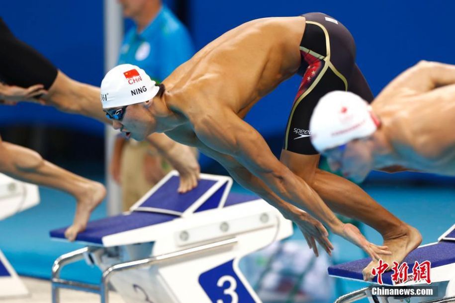 里约奥运会宁泽涛无缘100米自由泳决赛