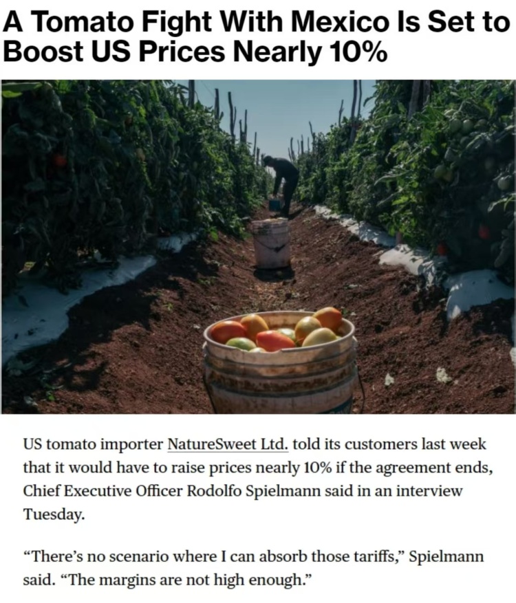 深观察丨在美国,番茄会成为“下一个鸡蛋”吗?