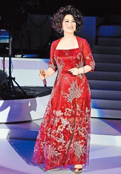 蔡琴台北圣诞演唱会银发族相挺 2010年共吸金6亿