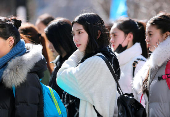 北影表演系复试现场,筛选之后的颜值果然没的说