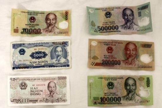 越南盾(图片来源于网络)