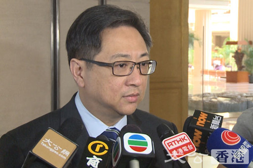 香港新任警务处处长上任后首次访京(图)