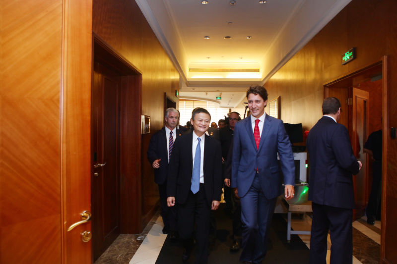 最帅总理特鲁多访华对话中国企业家