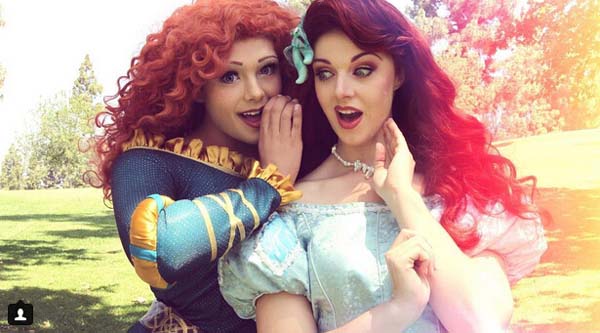 这些美美的迪士尼公主.居然是个男人扮的!(图)