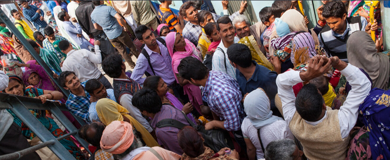 世界人口密度最大的10个国家 第一名人口密度是中国10倍(图)