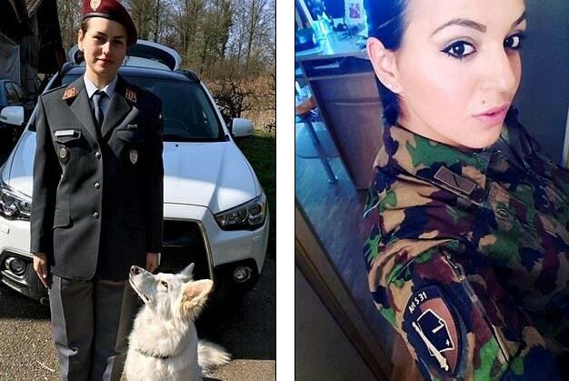 勒令禁止瑞士女兵狂秀自拍美照惹怒高层