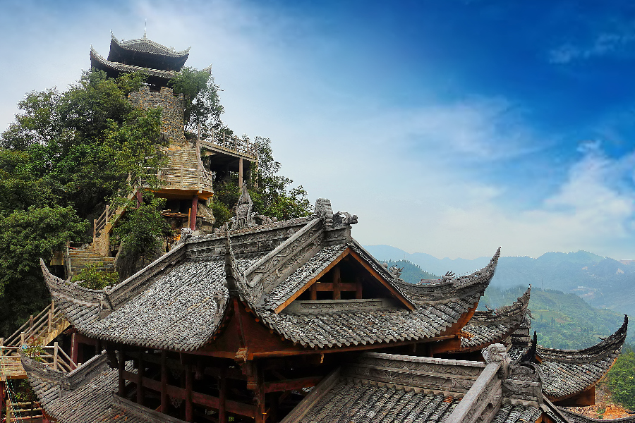 蚩尤九黎城北斗七星亭